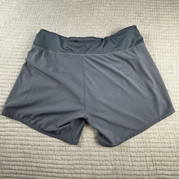 Free Fly Active Breeze Running Short Mens L 6" Inseam Bamboo Lined Gray Gym - Picture 5 of 7